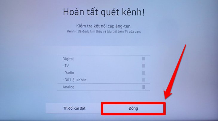Hướng dẫn dò kênh trên Smart tivi Samsung 2018