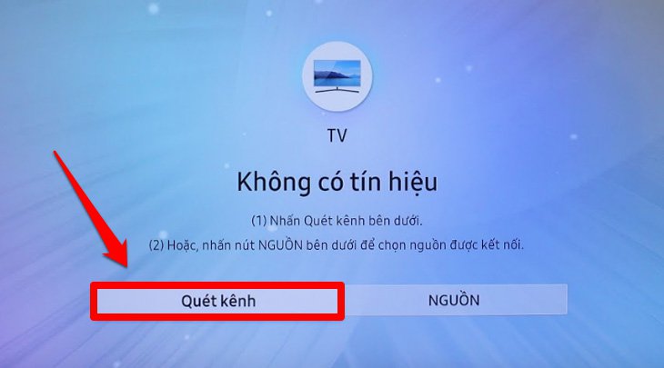 Hướng dẫn dò kênh trên Smart tivi Samsung 2018