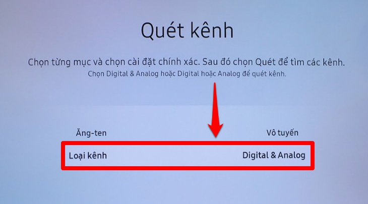 Hướng dẫn dò kênh trên Smart tivi Samsung 2018