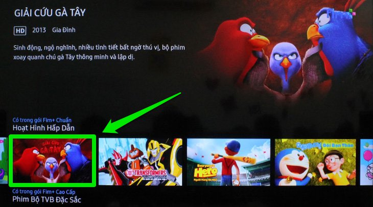 Hướng dẫn sử dụng ứng dụng Film+ trên Smart tivi Samsung 2018