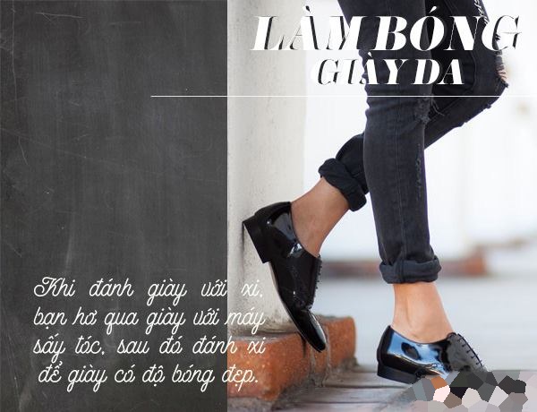 Giúp giày da sáng bóng