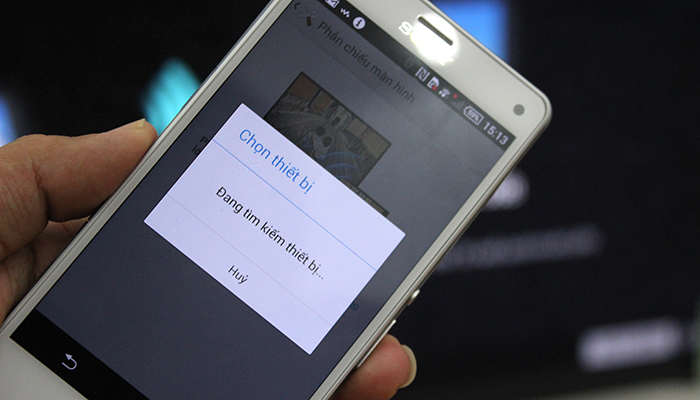 Đợi điện thoại tìm thiết bị