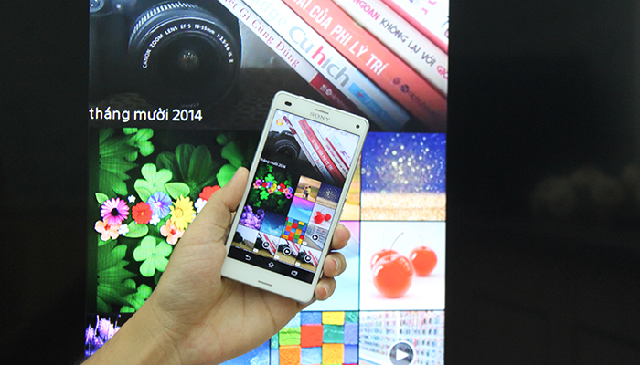 Thoải mái giải trí trên màn hình lớn của tivi