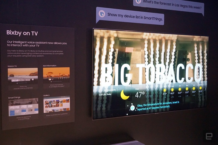 Bixby trên dòng WebOS 4.0 của Samsung