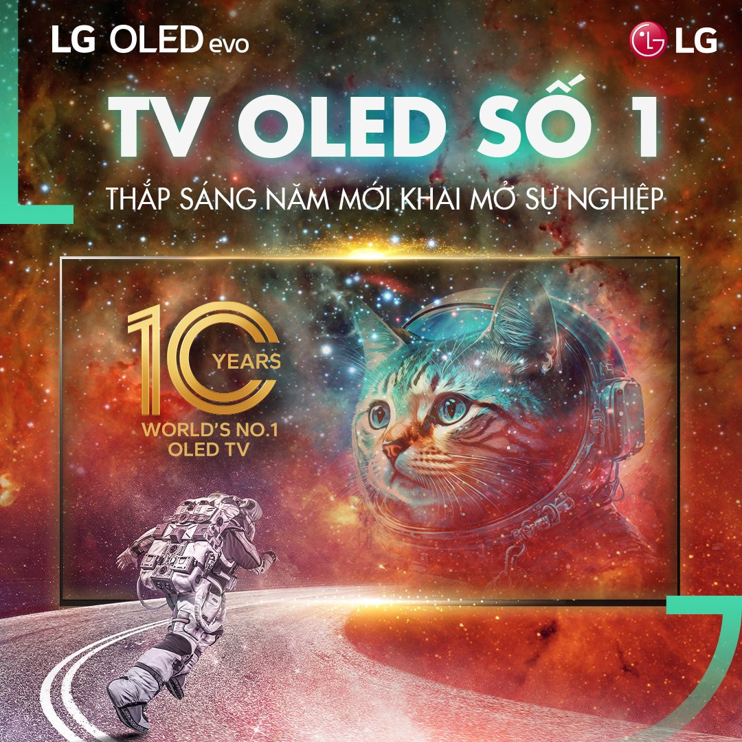 Mua tivi LG OLED để lấy vía khai mở sự nghiệp năm 2023