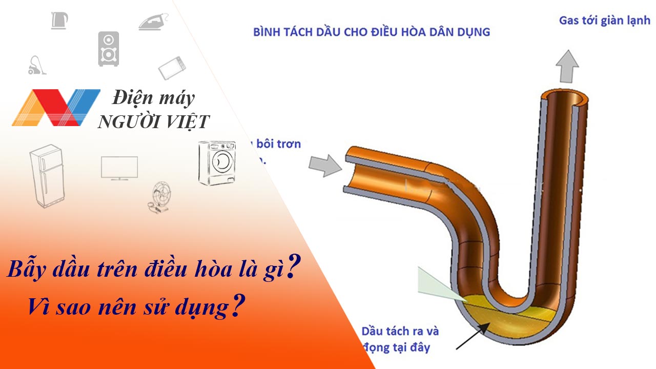 Bẫy dầu trên điều hòa là gì? Vì sao nên sử dụng?