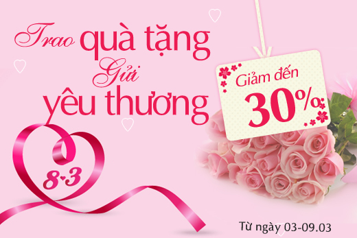 Điện máy Người Việt: “Trao quà tặng gửi yêu thương” nhân dịp 8/3