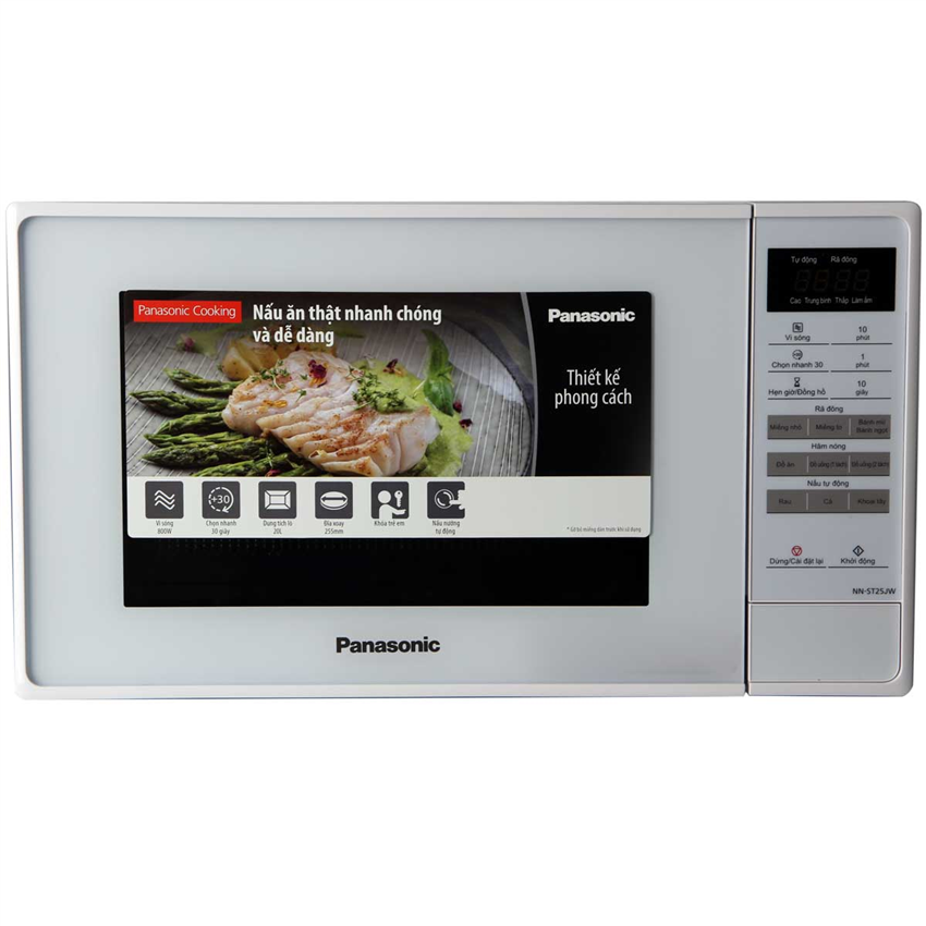 Giá Thành Và Cách Sử Dụng Lò Vi Sóng Panasonic NN-ST25JWYUE