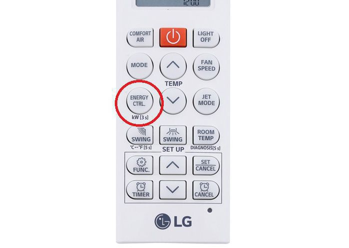 Cách chỉnh tính năng kiểm soát năng lượng ENERGY CTRL trên điều hòa LG
