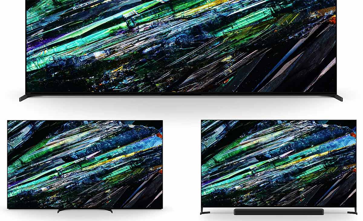 Chân đế tivi Sony 4K 65 inch XR-65A95L có 3 kiểu bố trí