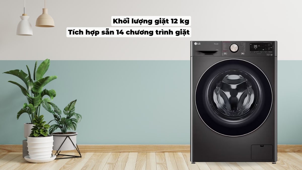 Máy giặt LG trang bị Khối lượng và các chương trình giặt