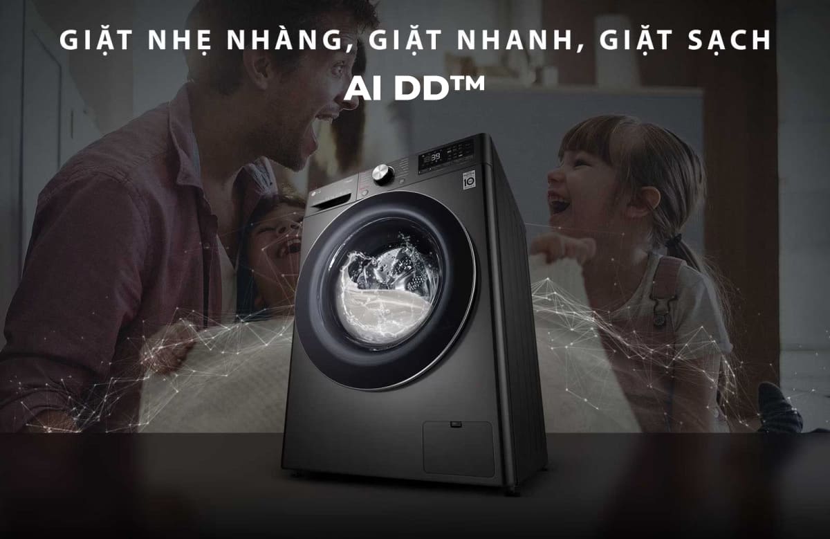 Công nghệ AI DD™ - Chăm sóc quần áo thông minh, bảo vệ sợi vải tối đa