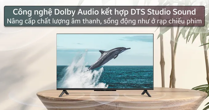 Âm thanh chuẩn Dolby Audio và kết nối bluetooth 2 chiều