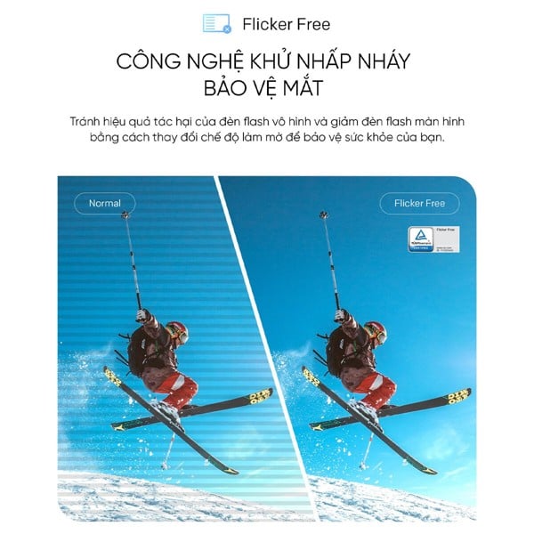 Coocaa quan tâm tới sức khỏe của các thành viên trong gia đình qua tính năng Flicker-free