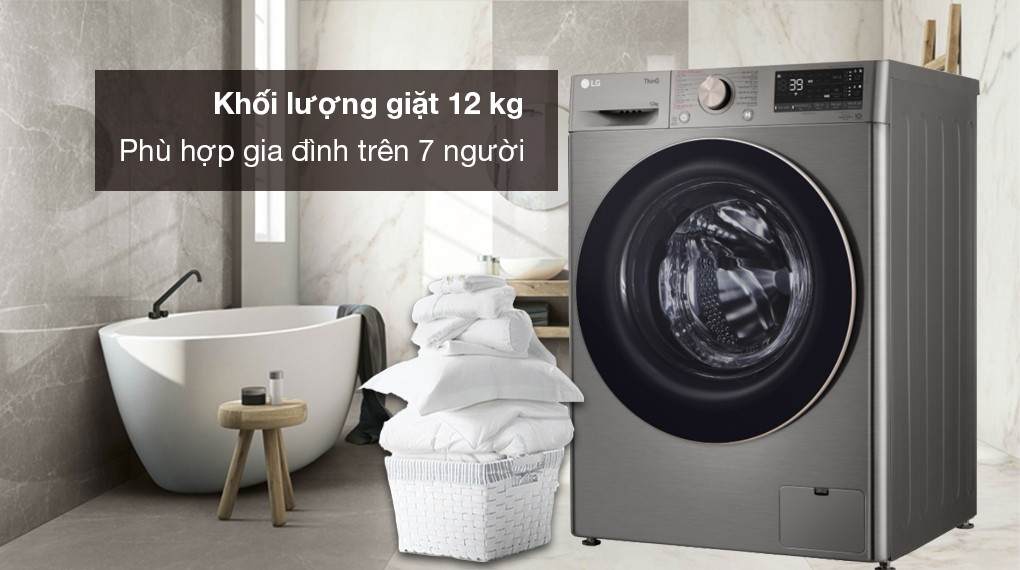 Máy Giặt LG - Khối Lượng Lớn và Chương Trình Giặt Đa Dạng