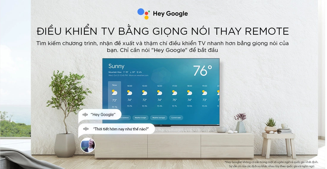 Tìm kiếm bằng giọng nói với Google Assistant