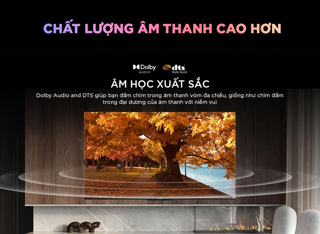 Dolby Audio tái tạo không gian nghe nhạc hiệu quả