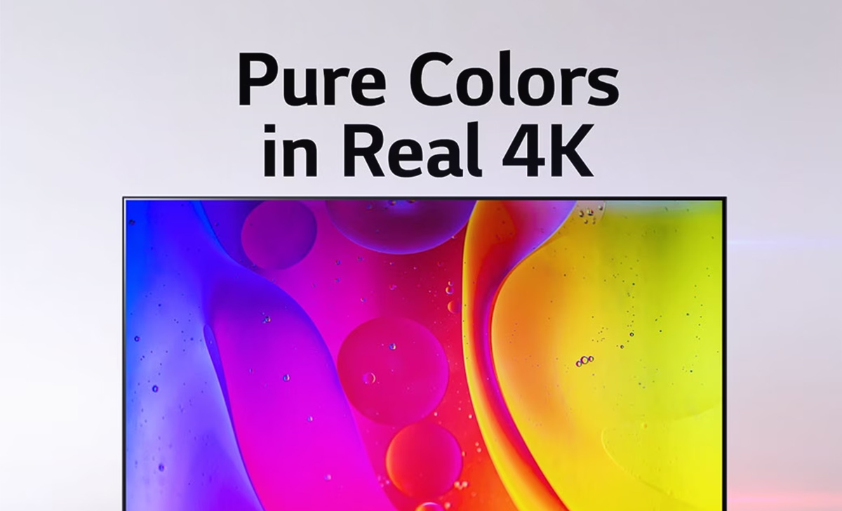 Pure Colors và Real 4K mang đến dải màu sắc phong phú, tinh khiết