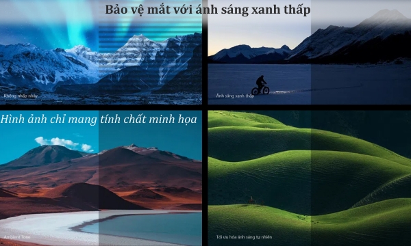 Bảo vệ mắt với ánh sáng xanh thấp