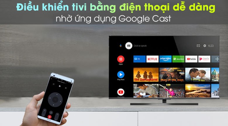 Thoải mái điều khiển tivi bằng điện thoại thông qua ứng dụng Google-Cast