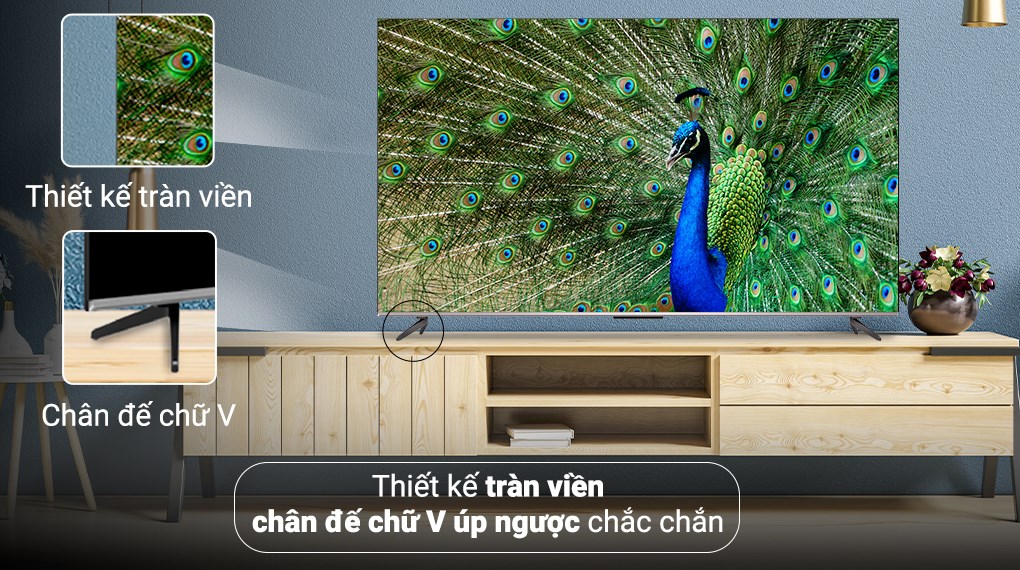 Google Tivi TCL 43P737 4K 43 Inch: Thiết Kế Sang Trọng, Đẳng Cấp Cho Mọi Không Gian