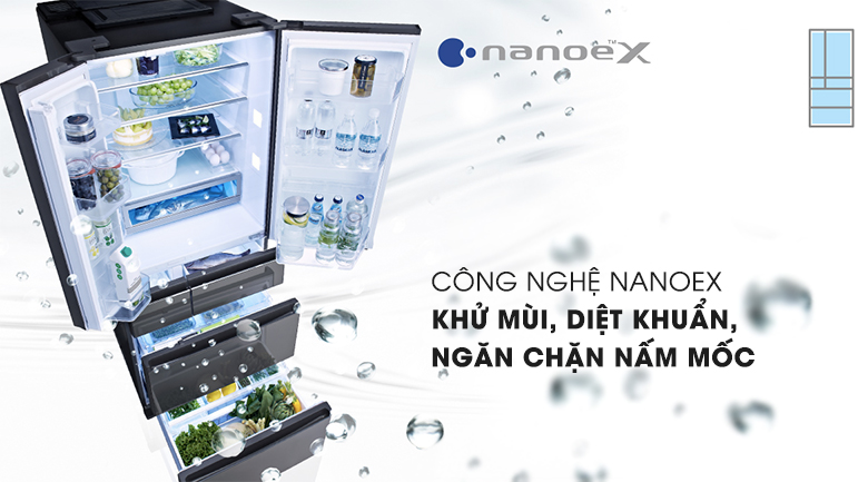 Công nghệ NanoeX kháng khuẩn, khử mùi