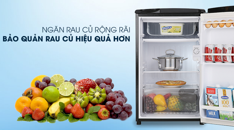 Bảo quản rau củ riêng biệt với ngăn rau củ 